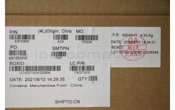 Lenovo 5CB1D09625 Tastatur inkl. TopcaseASM_USAENGL82JFSGw/RGBWRF