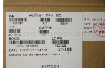 Lenovo 5CB1D10477 Tastatur inkl. Topcase ASM_UK L82JF SGw/WHWRF