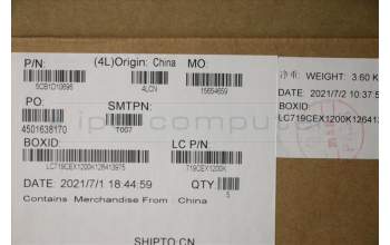 Lenovo 5CB1D10696 Tastatur inkl. Topcase ASM_ENG L82JK BU RGB