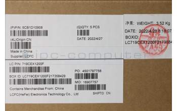 Lenovo 5CB1D10908 Tastatur inkl. Topcase französisch/arabsich L82JK BURGB