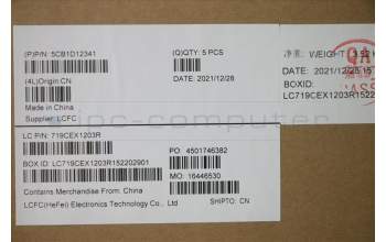 Lenovo 5CB1D12341 Tastatur inkl. Topcase ASM_ITA L82JK BU WH