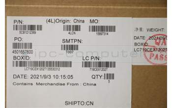 Lenovo 5CB1D12369 Tastatur inkl. Topcase ASM_HBW L82JK SG BU