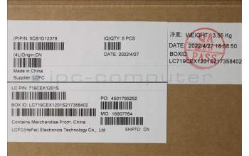 Lenovo 5CB1D12378 Tastatur inkl. Topcase ASM_POR L82JK SG BU