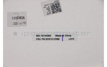 Lenovo 5CB1D12390 COVER Lower Case L 82NJ LS W/GRAPHITE