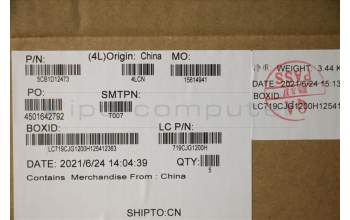 Lenovo 5CB1D12473 Tastatur inkl. Topcase ASM_HUN L82NL HY56F