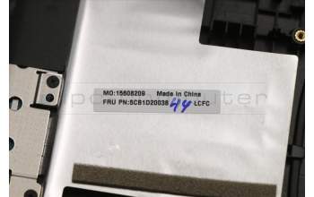 Lenovo 5CB1D20038 Tastatur inkl. Topcase schweiz L82JM PHA_BU