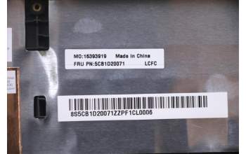 Lenovo 5CB1D20071 Tastatur inkl. Topcase ASM_THAI L82JN PHA_BU