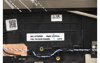 Lenovo 5CB1D33469 Tastatur inkl. Topcase ASM_ENG L82M8 GY BL