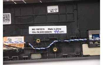 Lenovo 5CB1D33478 Tastatur inkl. Topcase ASM_NORDIC L82M8 GY BL