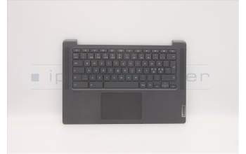 Lenovo 5CB1D33478 C-Cover with keyboard, Nordic, Grey, Backlight, UK