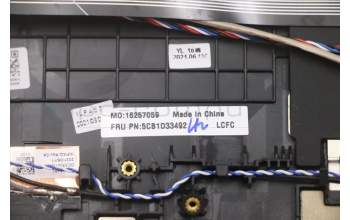 Lenovo 5CB1D33492 Tastatur inkl. Topcase ASM_FRA L82M8 GY NBL