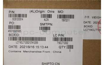 Lenovo 5CB1D33514 C-Cover with keyboard, Italian, Sand, Backlight, UK