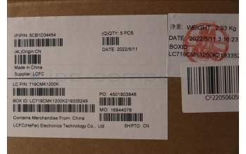 Lenovo 5CB1D34454 Tastatur inkl. Topcase ASM_BEL L82NJ L/S DIS