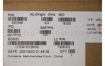 Lenovo 5CB1D34458 Tastatur inkl. Topcase ASM_USA ENGL82NJL/SDIS