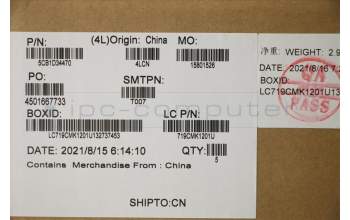 Lenovo 5CB1D34470 Tastatur inkl. Topcase ASM_ITA L82NJ L/S DIS