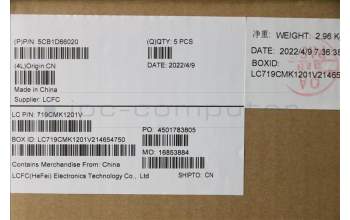 Lenovo 5CB1D66020 Tastatur inkl. Topcase ASM_POR L82NJ S/G DIS
