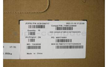 Lenovo 5CB1D66717 Tastatur inkl. Topcase spanisch C 82K2 E3