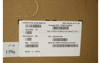 Lenovo 5CB1D66732 Tastatur inkl. Topcase ASM_CZE/SLK C 82K2 E3