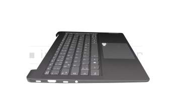 5CB1D66786M0SL Original Lenovo Tastatur inkl. Topcase DE (deutsch) grau/grau mit Backlight