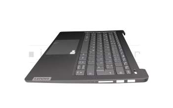 5CB1D66786M0SL Original Lenovo Tastatur inkl. Topcase DE (deutsch) grau/grau mit Backlight