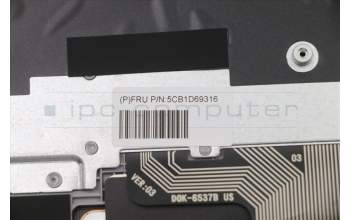 Lenovo 5CB1D69316 Tastatur inkl. Topcase ASM_ENG H 82N4 GY US