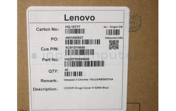 Lenovo 5CB1D70656 COVER Hinge Cover H 82N4 Blue