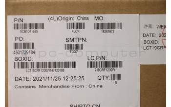 Lenovo 5CB1D71925 C-Cover with keyboard, Bulgarian, UK