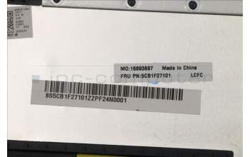Lenovo 5CB1F27101 C-Cover with keyboard,French,Abyss Blue,Non_Fingerprint