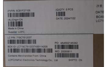 Lenovo 5CB1F27105 Tastatur inkl. Topcase ASM_HUN L82LX NFPAB