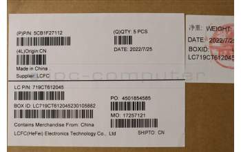 Lenovo 5CB1F27112 Tastatur inkl. Topcase ASM_CZE/SLK L82LX NFPAB