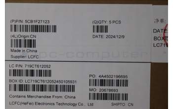 Lenovo 5CB1F27123 Tastatur inkl. Topcase spanisch L82LX NFPCG