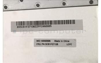 Lenovo 5CB1F27138 Tastatur inkl. Topcase ASM_BEL L82LX NFPCG