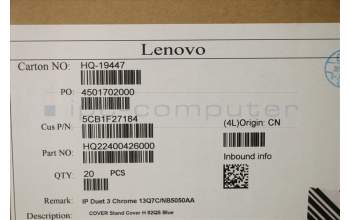 Lenovo 5CB1F27184 Stand Cover H 82QS Blue
