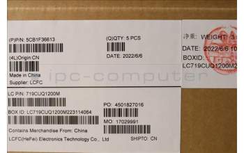 Lenovo 5CB1F36613 Tastatur inkl. Topcase ASM_UK L82QY BK_TEX