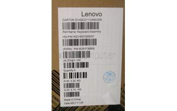 Lenovo 5CB1F36859 C-Cover with keyboard,Italian,Slate Grey