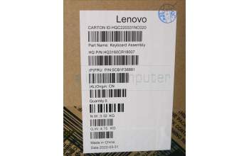 Lenovo 5CB1F36881 Tastatur inkl. Topcase ASM_EURO ENGH82QQSGUMA