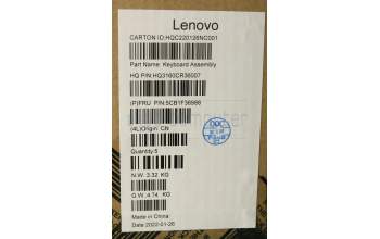 Lenovo 5CB1F36988 Tastatur inkl. Topcase spanisch H 82QQ SG_UMA