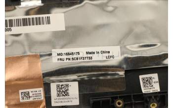 Lenovo 5CB1F37733 Tastatur inkl. Topcase ASM_ARA L82RF SG w/RGB