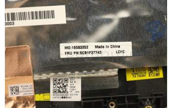 Lenovo 5CB1F37743 Tastatur inkl. Topcase deutsch L82RF SG w/RGB