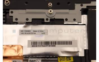 Lenovo 5CB1F37754 Tastatur inkl. Topcase ASM_POR L82RF SG w/RGB