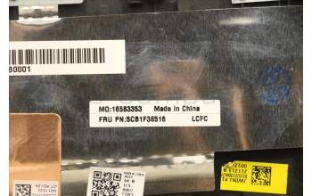 Lenovo 5CB1F38516 Tastatur inkl. Topcase ASM_UK L82RF SG w/RGB