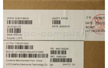 Lenovo 5CB1F38518 Tastatur inkl. Topcase ASM_USA ENGL82RFSGw/RGB