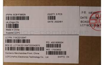 Lenovo 5CB1F38529 Tastatur inkl. Topcase deutsch L82RF SG w/WH