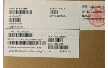 Lenovo 5CB1F38551 Tastatur inkl. Topcase ASM_ARA L82RF ST w/BU