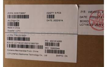 Lenovo 5CB1F38557 Tastatur inkl. Topcase ASM_EURO ENGL82RFSTw/BU
