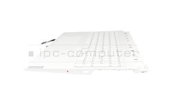 5CB1F38561 Original Lenovo Tastatur inkl. Topcase DE (deutsch) weiß/weiß mit Backlight