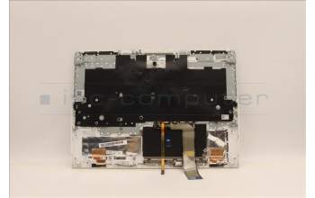 Lenovo 5CB1F38562 C-Cover with keyboard,Greek,Storm Grey,Blue Backlight