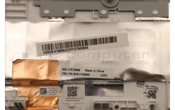 Lenovo 5CB1F38562 C-Cover with keyboard,Greek,Storm Grey,Blue Backlight