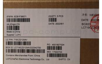 Lenovo 5CB1F38571 Tastatur inkl. Topcase ASM_NORDIC L82RF STw/BU