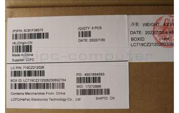 Lenovo 5CB1F38575 Tastatur inkl. Topcase spanisch L82RF ST w/BU